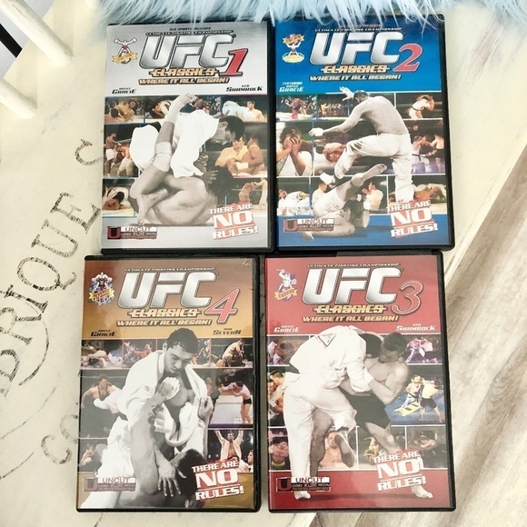 UFC, 1994, Classic Collection, Vol 1-4 DVD, No Rules, Uncut, With Royce Gracie - Picture 11 of 16